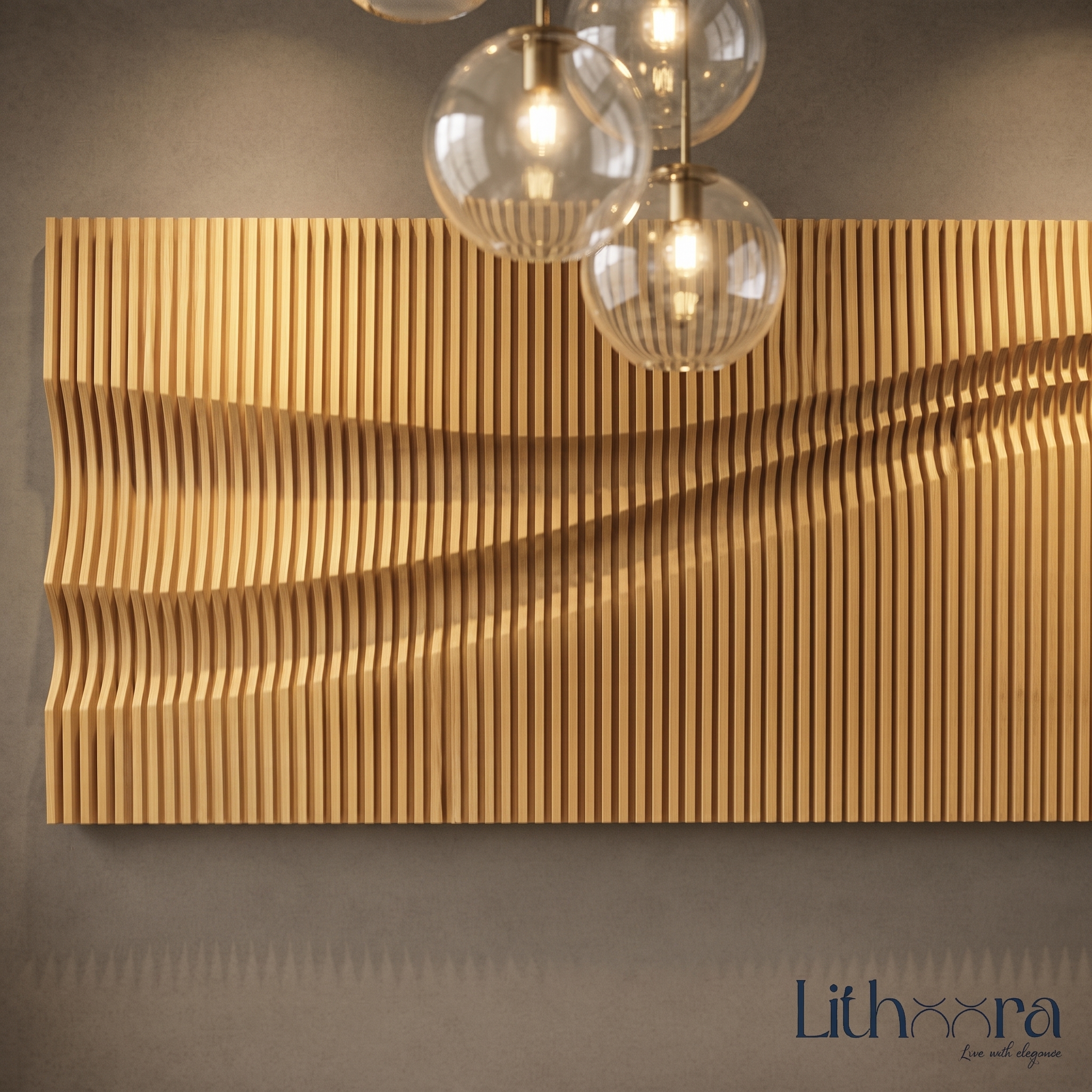 Wave Slat Wall Panel