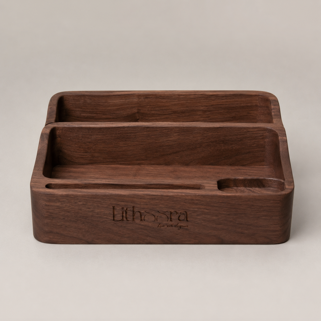 Walnut Valet Tray