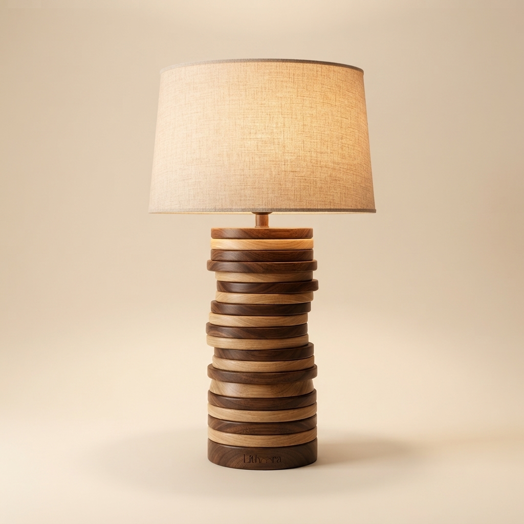 Stacked Ring Table Lamp