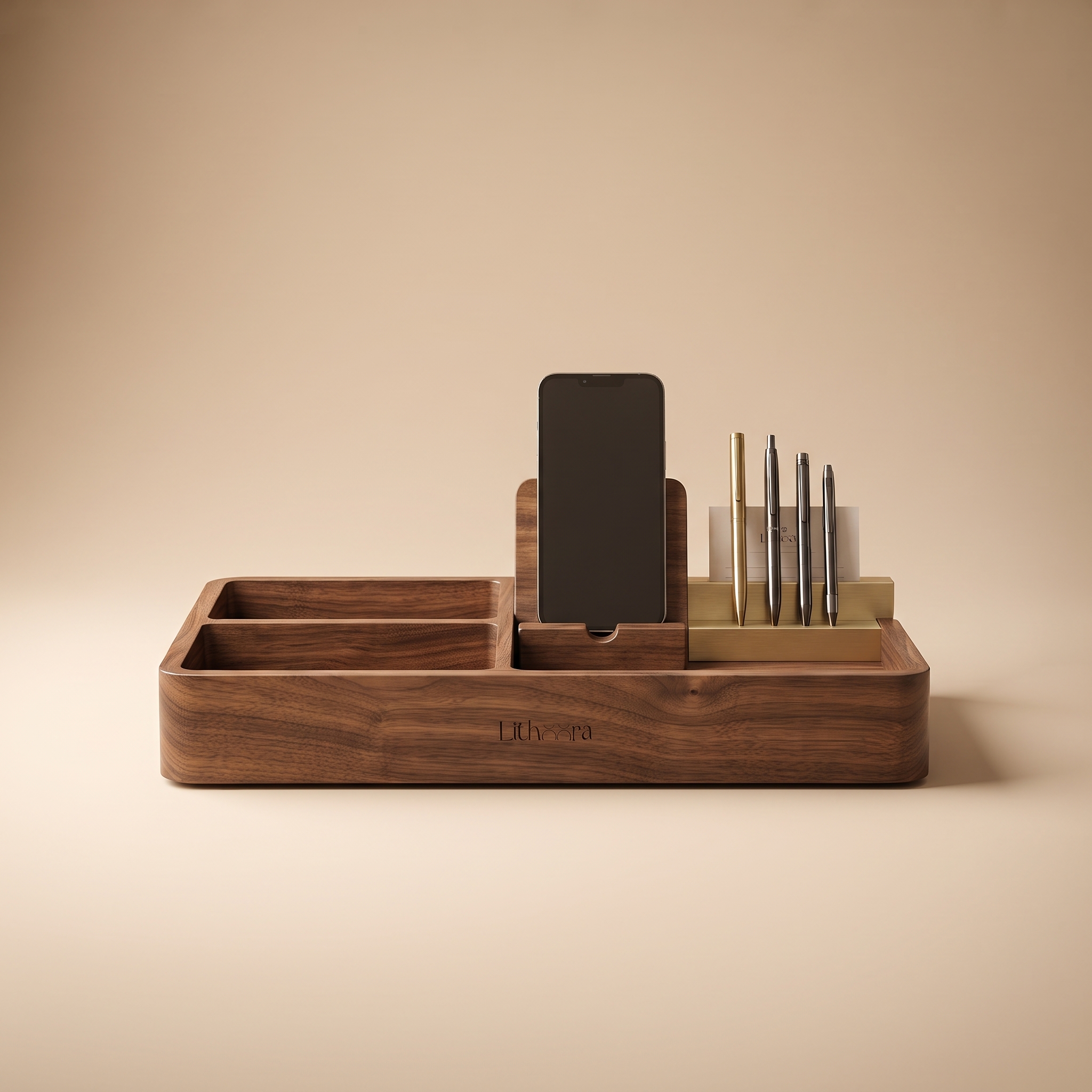 Wood Desk Organizer